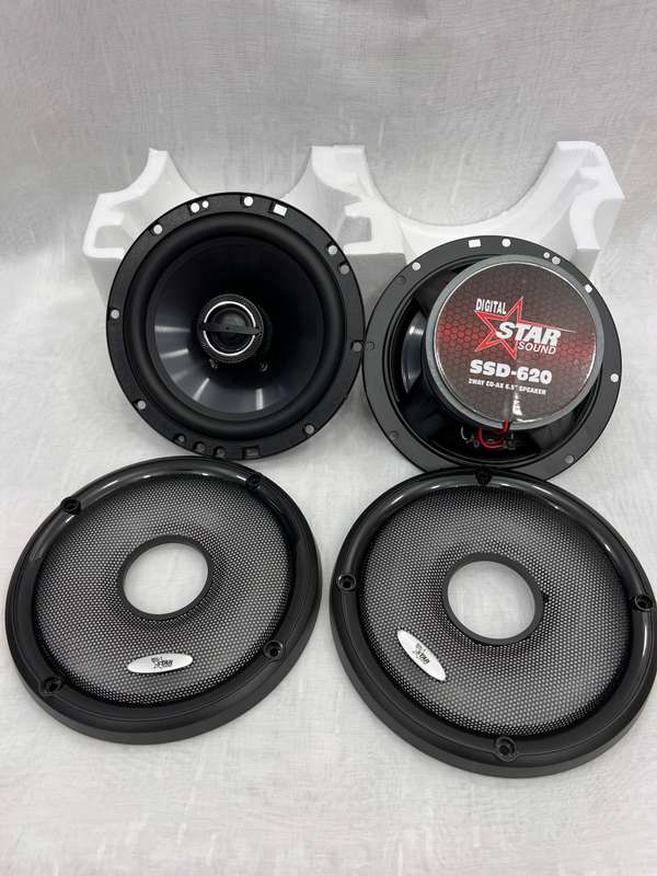Starsound Digital SSD-620 6.5" 80w rms 2way Coaxial Speakers (pair)